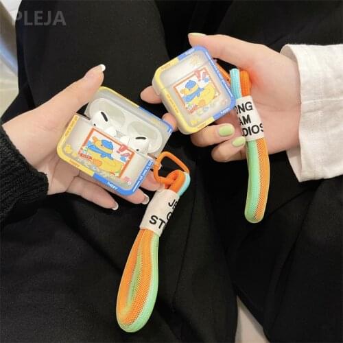 Cute Cartoon Earphone Case For Apple AirPods 1 2 Pro Headphone Protective Box Cases Silicon Funda For Air pods 3 Headset Cover