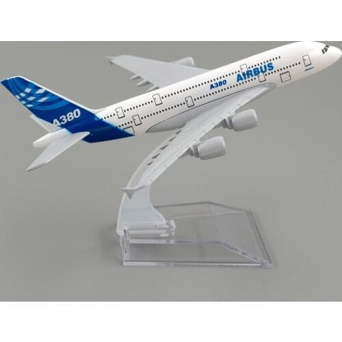 1/400 Scale Aircraft Airbus A380 Airbus 14cm Alloy Plane Model Toys Children Kids Gift for Collection