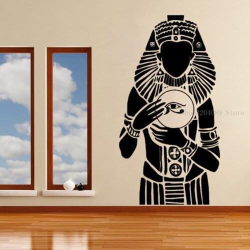 Ancient Egypt Wall Decal Vinyl Creative Pharaoh Egyptian Decor For Living Room Bedroom Home Decal Art Self Adjesive Poster CN267