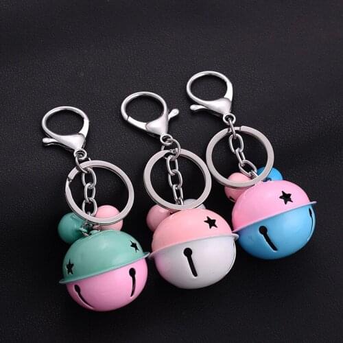 NEW Hot fashion Cartoon Game movie Key Car 12 colors keychian Lovely bell alloy keychain wedding favors keychain