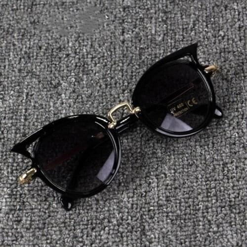 Cute Baby Cat Eye Sunglasses Kids Cartoon Children Eyewear Sun Glasses For Girls Boy Gradient Shades Sunglasses Okulary UV400