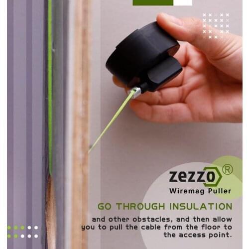 Original Zezzo Wiremag Puller Snap Wire Guider Guider Cable Push Puller Tools Wheel Pushing High Quality Cable Route Organizer