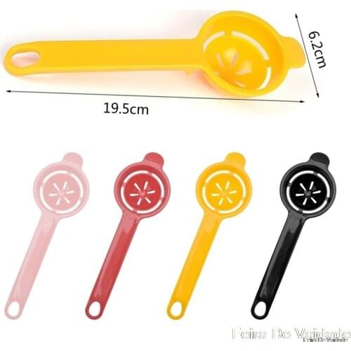 Plastic Hand Tool Separator Tool Long Handle Household Kitchen Chef Separate Egg Yolk And Egg White Filter Egg Tool