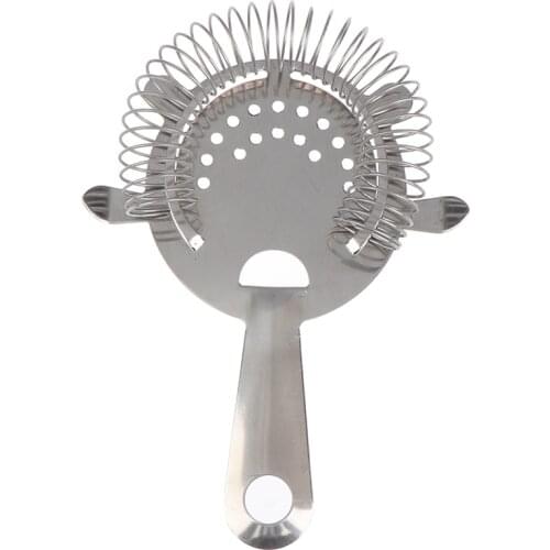 Hot Useful Professional Stainless Steel Cocktail Shaker Bar Ice Strainer Wire Mixed Drink Bartender Tool Bar Accessories