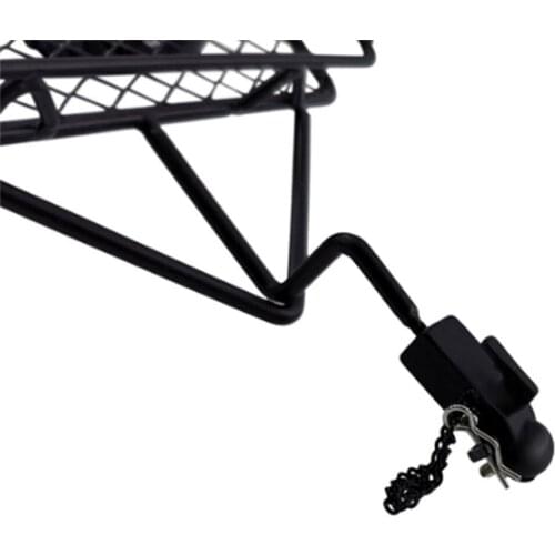 ​Trailer Hook Hitch Receiver Buckle Durable Metal for 1/10 SCX10 Traxxas TRX4 90046 RC Crawler Car