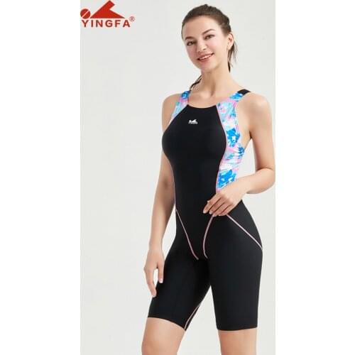 Yingfa Digital Printing Professional Training Competition Swimsuit Female Racing Quick-Drying Anti-Chlorine Women Swimwear