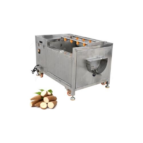 Commercial 200-1000 kg Capacity Vegetable Fruit Washing Peeling with Brusher Cleaning Potato Machine Stainless Steel 304 Food Gr
