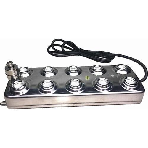 Industrial 10 Head Ultrasonic Mist Maker Fogger Air Humidifier For Fountain Pond Atomizer Greenhouse Hydroponics
