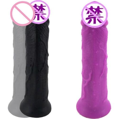New Realistic Dildo waterproof simulation soft dildo, Sex Product Flexible Penis with textured shaft, Adult Sex toys for woman