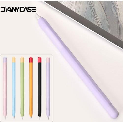 Suitable for Apple Pencil1/2 Protective Cover Soft Silicone Pen Holder Stylus Pen Cover First Generation iPad Pencil Accessories