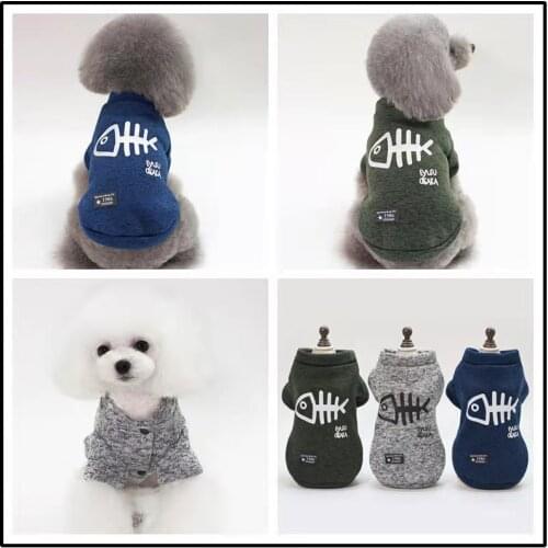 Winter and autumn dog Knitted for small dogs Knitwear Dog Clothes Pet Clothes Cat Sweater teddy french bulldog Pomeranian