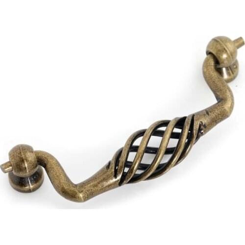 10Pcs/Lot European style Antique Birdcage Cabinet Pull Handle( C:C:96MM L:110MM )