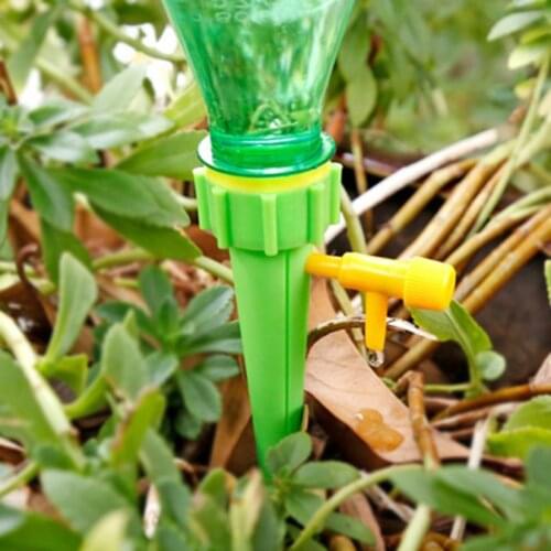 12Pcs Drip Watering Orchard And Garden Indoor Gardening Hydroponics Automatic Drip Irrigation Watering for Flowers Pots Garden