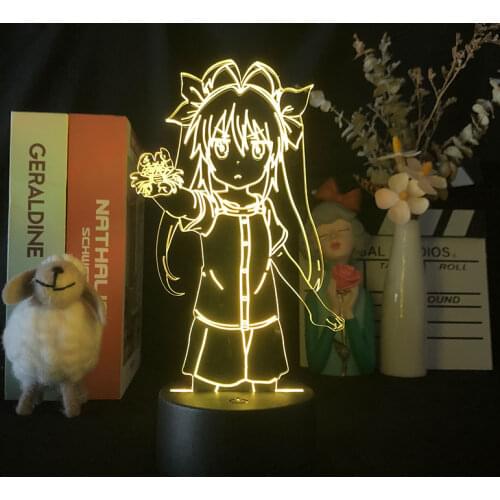 3d Lamp Non Non Biyori Japanese Anime for Bedroom Decor Nightlight Birthday Valentine Gift Manga Kids Led Night Light Bedside