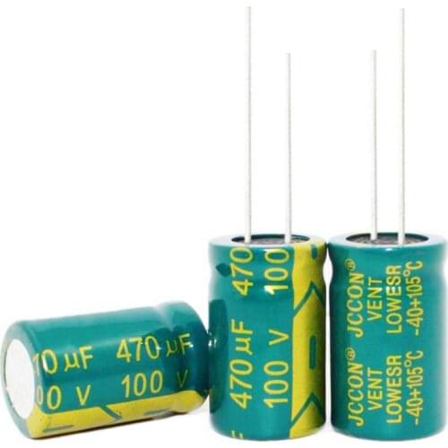 500pcs~50pcs/lot high-frequency crystal 470uf 100v 100 v 470 uf 470 uf 100 v Size:16X26MM