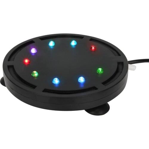 Aeration disc bubble light fish tank landscaping colorful fish tank light LED diving light aquarium gas plate light