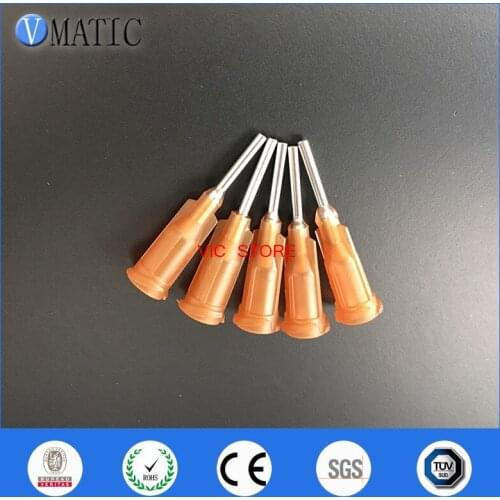 Free Shipping 15G Precision Passivated S.S.Dispense Needle 0.5" Tubing Length/ 1/2 Inch Glue Dispensing Needle Tip