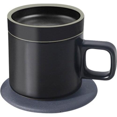 VH Coffee Mug Warmer Wireless Charger 2 in 1 Wireless Charging Station USB Coffee Pad Dock Cradle Charger