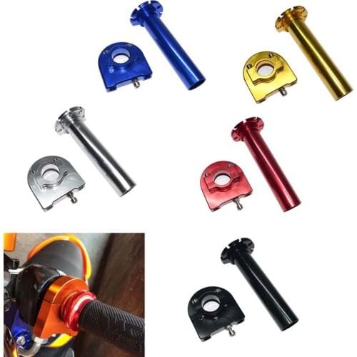 7/8" Motorcycle Parts Throttle Twist Grips 22mm CNC Aluminum Grip Scooter Dirt Bike Refit Part Race Throttle Twist Gas Throttle