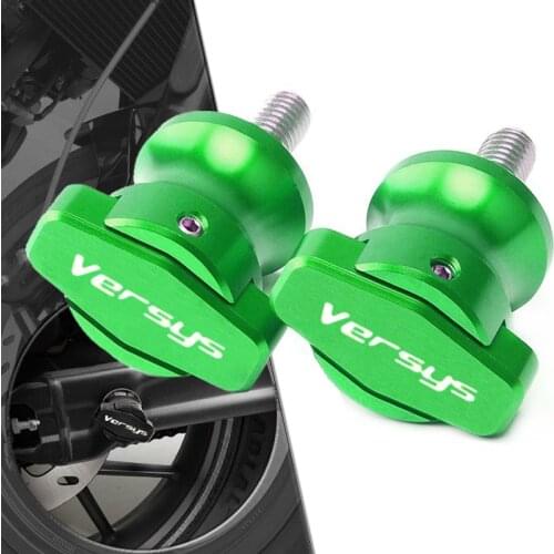 For KAWASAKI Versys650 Versys1000 Versys 650 1000 KLR650 Motorcycle CNC Frame Stands 10MM Screws Sliders Swingarm Spools Slider