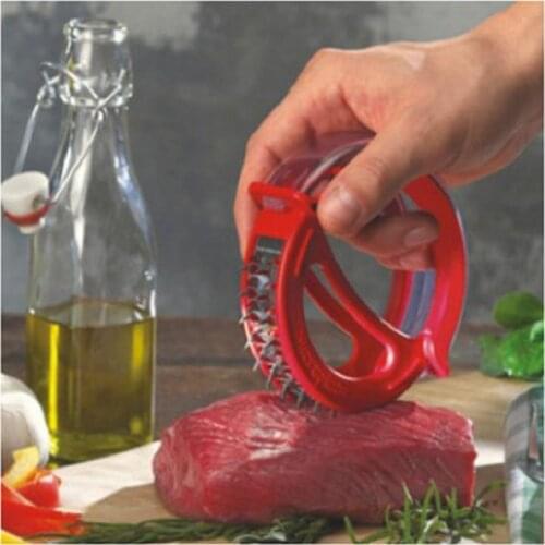 Professional Meat Tenderizer Needle With 56 Stainless Steel Blades Kitchen Cooking Tools Tender Meat Hammer For Beef Steak
