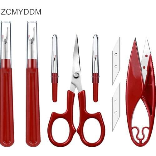 ZCMYDDM Remover Thread Cutter Include Seam Rippers Tools for Red Crafting Threading Crafting Needlework DIY Sewing Supplies