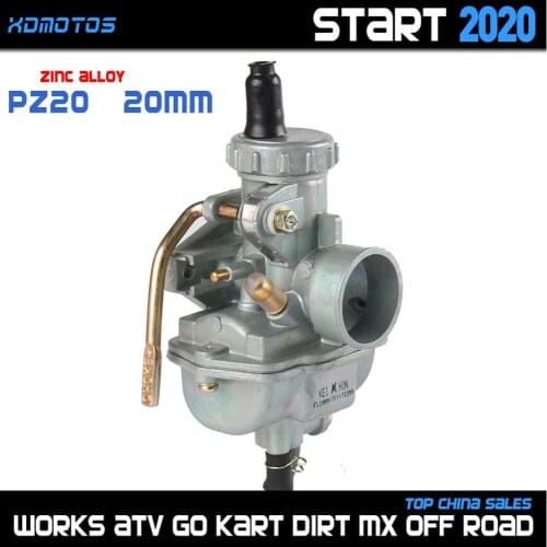 20mm PZ20 Carburetor Zinc Alloy Carb For Taotao SSR ORION 70cc 90cc 100cc 110cc Dirt Pit Bike ATV Quad Go Kart For keihi Carb