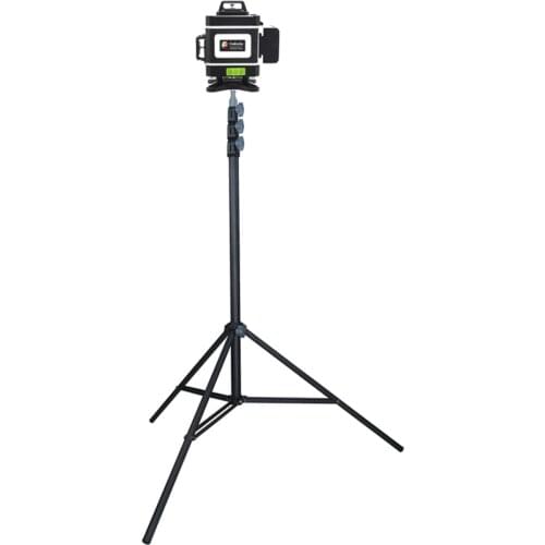Professional Quality Metal Tripod 3M Laser Level Nivel Laser Tripod for Laser Level 4 Knots Adjustable 1/4" Interface