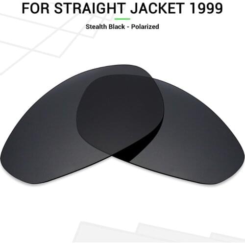 Mryok POLARIZED Replacement Lenses for Oakley Straight Jacket 1999 Sunglasses Stealth Black