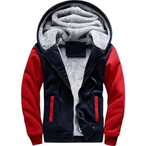 Plus Size Casual Oversized Warm Thick Sweater Fleece Cardigan Hoodie Mens Winter Jackets
