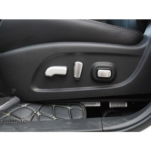 5pcs FOR Nissan Murano 2015-2017 Seat adjustment button cover sticker