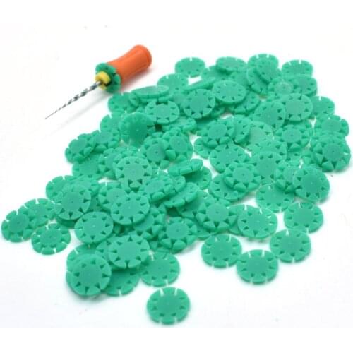 100pcs Root Canal Files Rubber Stopper Dental Mark Ring Counting Silicon Root Files Counter 5 colors