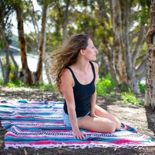 Stripe Rainbow Tassel Outdoor Tassel Beach Manta Blanket Travel Outdoor Seaside Floor Rugs