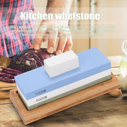 Professional Whetstone Cut Sharpening Stone Household Sharpener for Kitchen Cutter Sharpener Single-Side Grind Stone