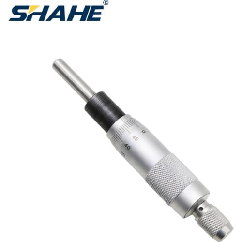 SHAHE 0-25mm 0.01mm Silver Round Needle Type Thread Micrometer Head Measurement Measure Tool