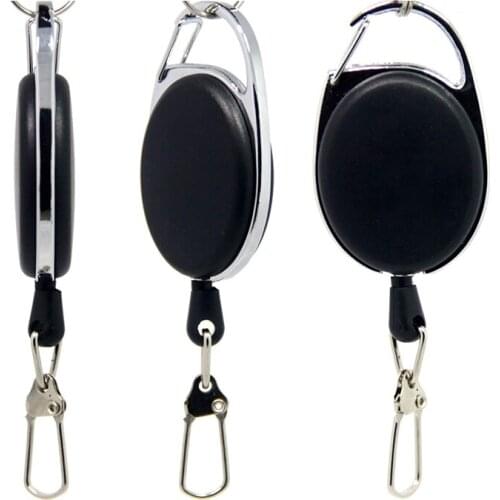 Telescopic Wire Rope Keychain Creative Key Ring Holder Carabiner Outdoor Sports Camping Hiking EDC Retractable Chain Travel Kits