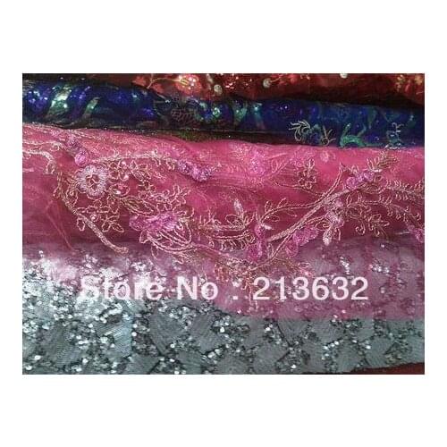 Best Bride Table cloth flowers wedding Rose flower flower head gear fabric garment lace lace yard pink lace fabric,organza lace