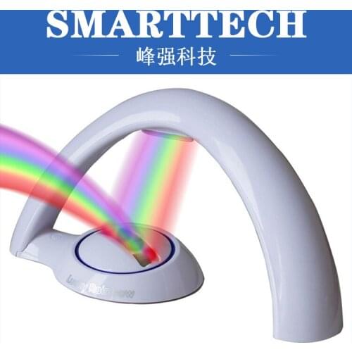 Customized plastic molding rainbow night light enclosure