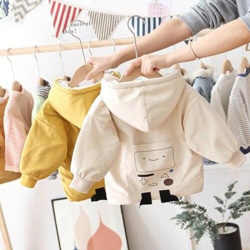 Winter Warm Thickening Kids Outwear Clothes For Children Infant Baby Boy Girls Coat Hooded Jacket Outerwear 1 2 5 6 Year