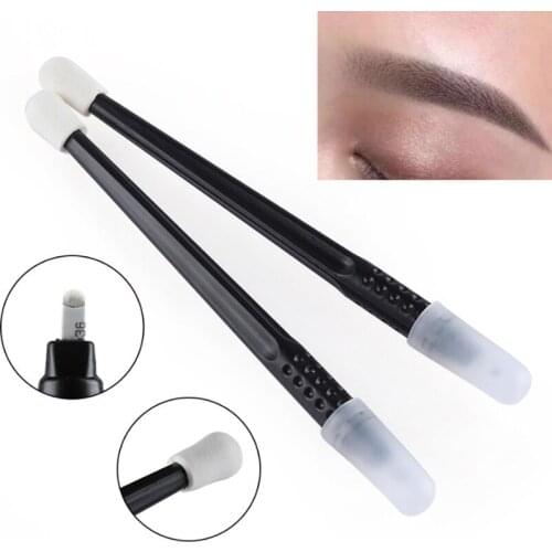 10pcs Disposable Microblading Pen For Eyebrow Black New Tattoo Needle Tattoo Manual Pen Disposal Floating Eyebrow Aid Pencil