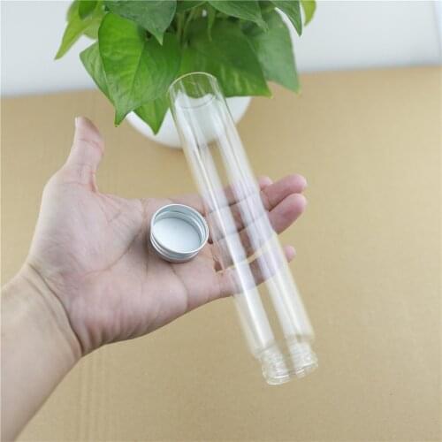 12pcs/lot 37*200mm 180ml Glass Bottle Test Tube Empty Jar Container Diy Glass Spice storage bottles & jars Containers