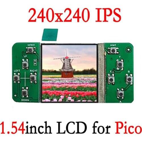 1.54 Inch LCD Display Module LCD Display Screen 240X240 Pixels for Raspberry Pi Pico