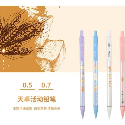 5 Pcs/lot Mechanical Automatic Pencils 0.5/0.7mm Writing Pencil Writing Pen Stationery Office School Supplies