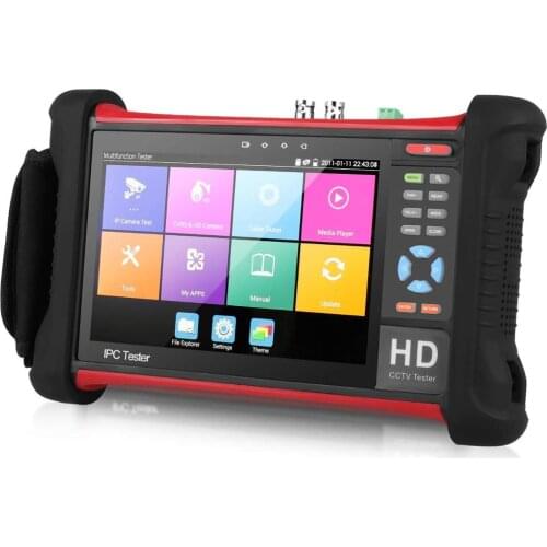 7 Inch 4K HD CCTV Tester Monitor IP CVBS AHD CVI TVI 8MP Camera Tester WIFI POE 48V Output