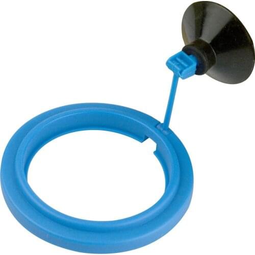 Aquarium feeder Feeding Ring with Suction Cup, Blakc and Blue