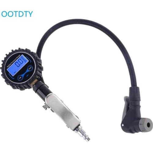 Digital Tire Inflator with Pressure Gauge Heavy Duty Auto Air Inflating Gun 0-200 PSI