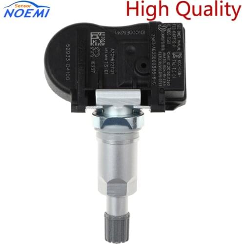 YAOPEI 52933-D4100 433MHZ TPMS Tire Pressure Monitoring Sensor For Hyundai Kia NIRO Optima Sportage Sorento Genesis 52933D4100