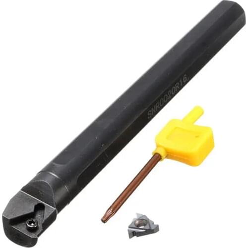 SNR0020R16 20x200mm Lathe Internal Thread Turning Tool Holder Boring Cutting Bar With a 16 IR Insert CNC Holder Tool