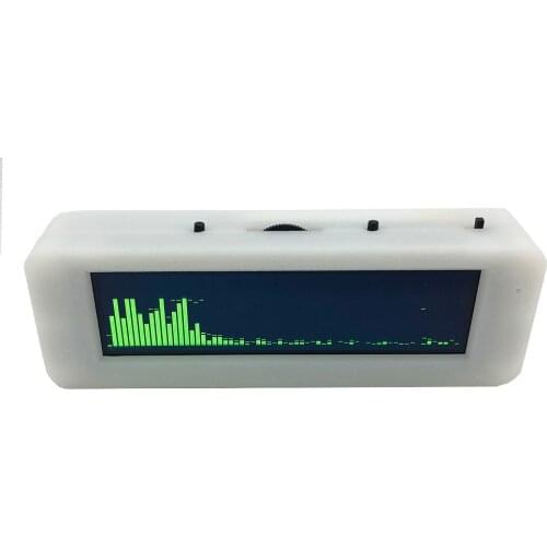 3.12 inch OLED Music Spectrum Display Car Voice Control VU Meter Amplifier Microphone 8 display effects times