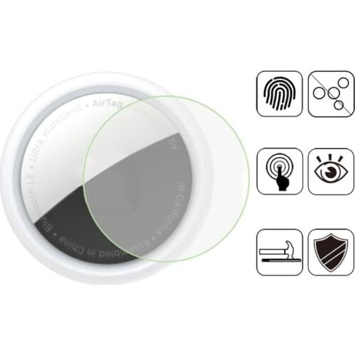 F3MD 5/10Pcs Screen Protector For AirTags Tracker Full Protective Films Clear Hydrogel Film Soft Protective Glass